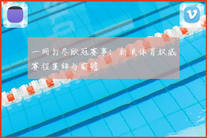 一网打尽欧冠赛事：新浪体育权威赛程集锦与前瞻